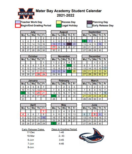 2021 2022 School Calendar News And Announcements