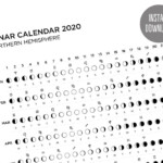 2022 Calendar With Moon Phases