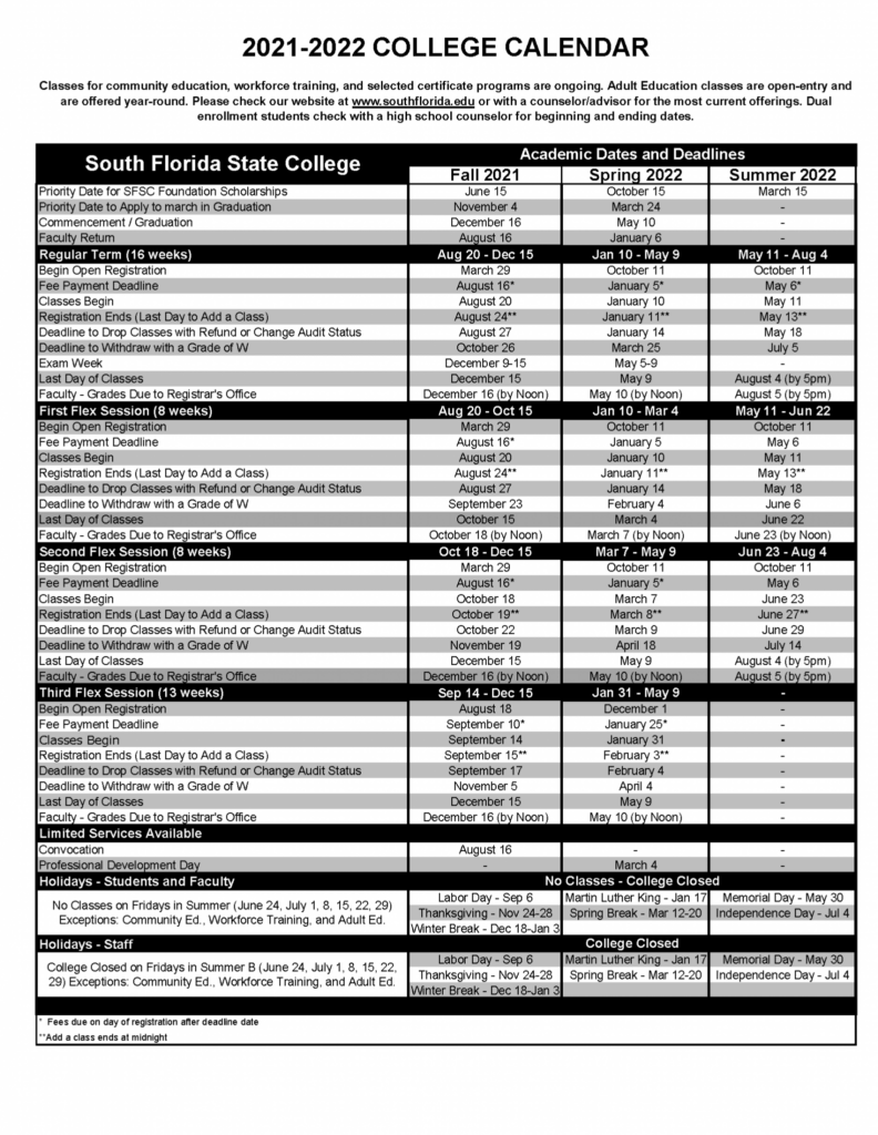 University Of West Florida Academic Calendar Academiccalendars net