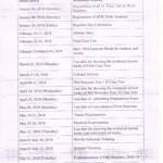 Academic Calendar HBTU KANPUR