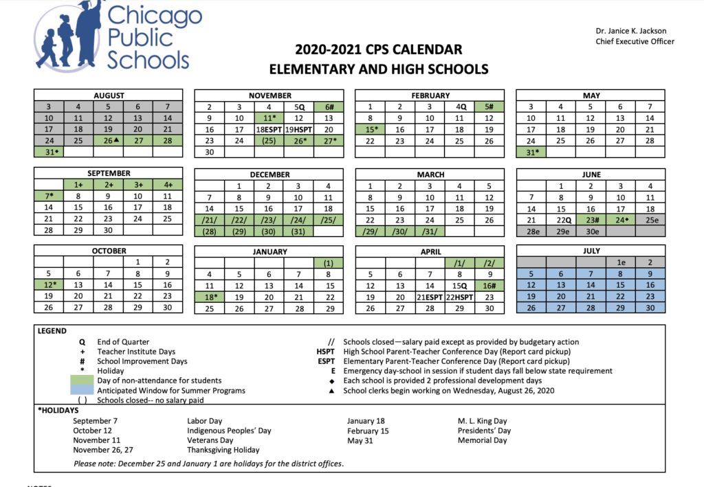 Cps Calendar 2021 22 Pdf Calendar 2021
