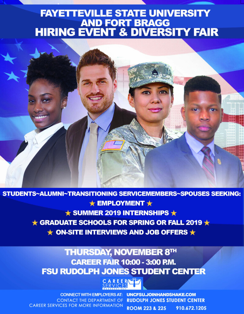 FSU Fort Bragg Hiring Event Diversity Fair