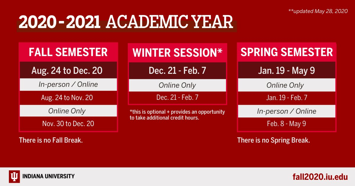 Indiana University Academic Calendar Spring 2023