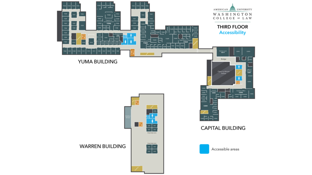 Maps Our Campus American University Washington College Of Law