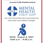 Mental Health First Aid Training Brookdale Community College