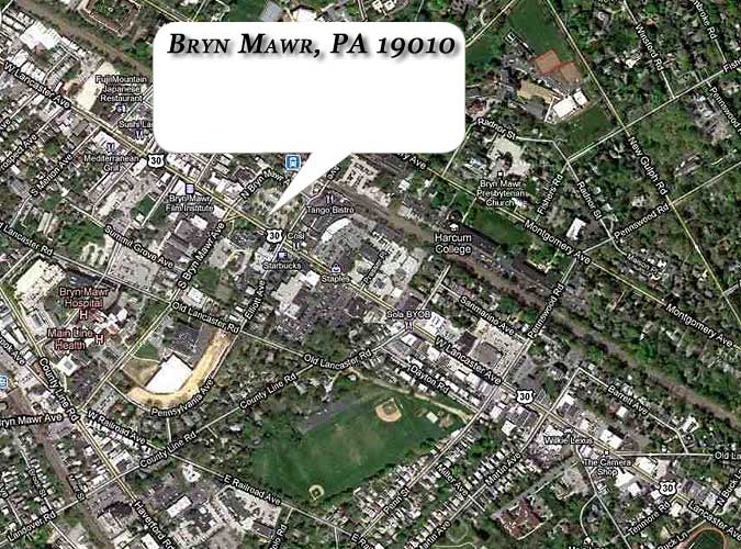 Parking Map For 19010 BRYN MAWR PA News