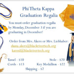 Phi Theta Kappa Graduation Regalia Black River Technical College