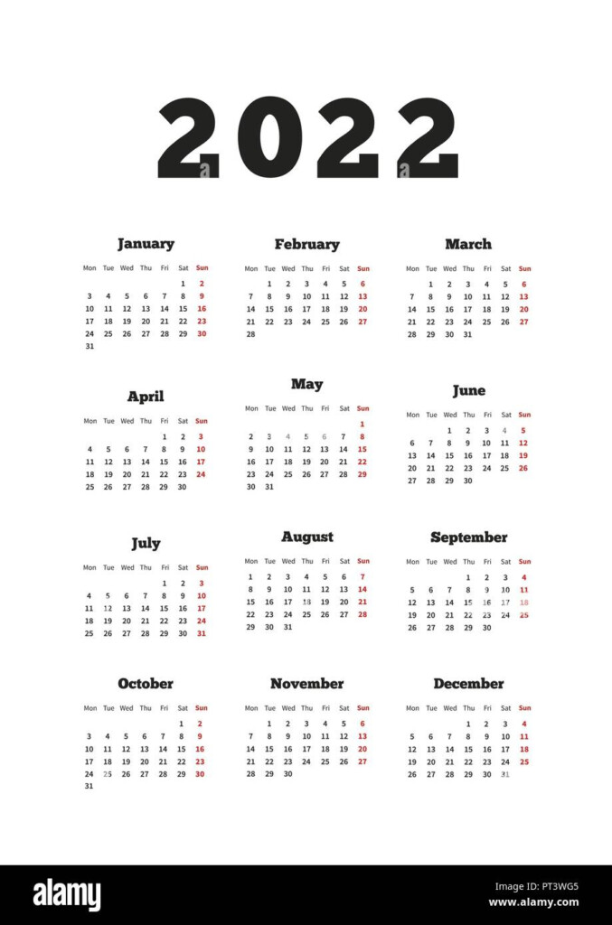 Printable 2022 Calendar Week Starting Friday