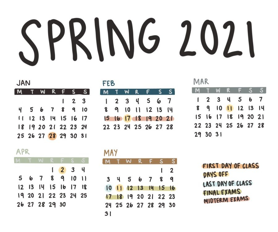 Provost Announces Spring 2021 Academic Calendar The University News