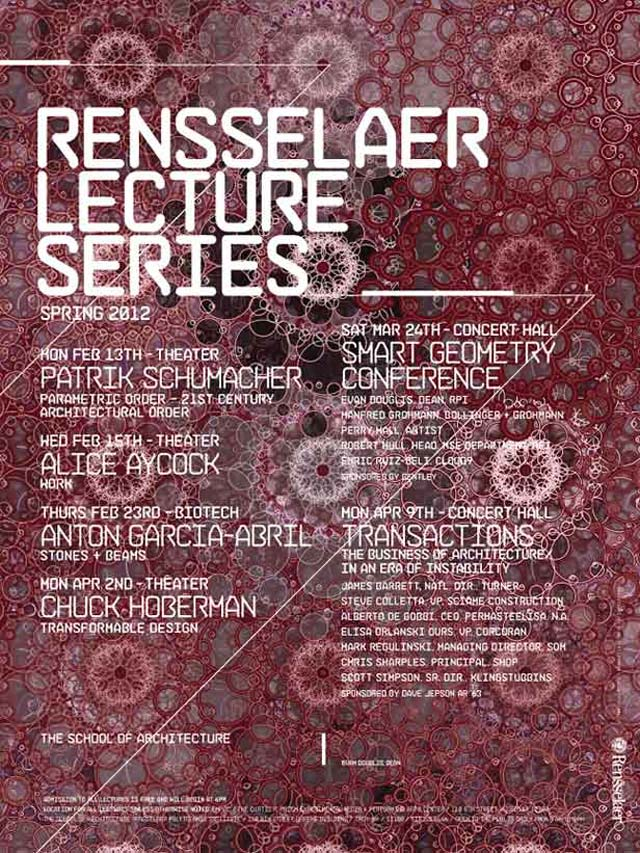 Spring 2012 Lecture Series Rensselaer Architecture