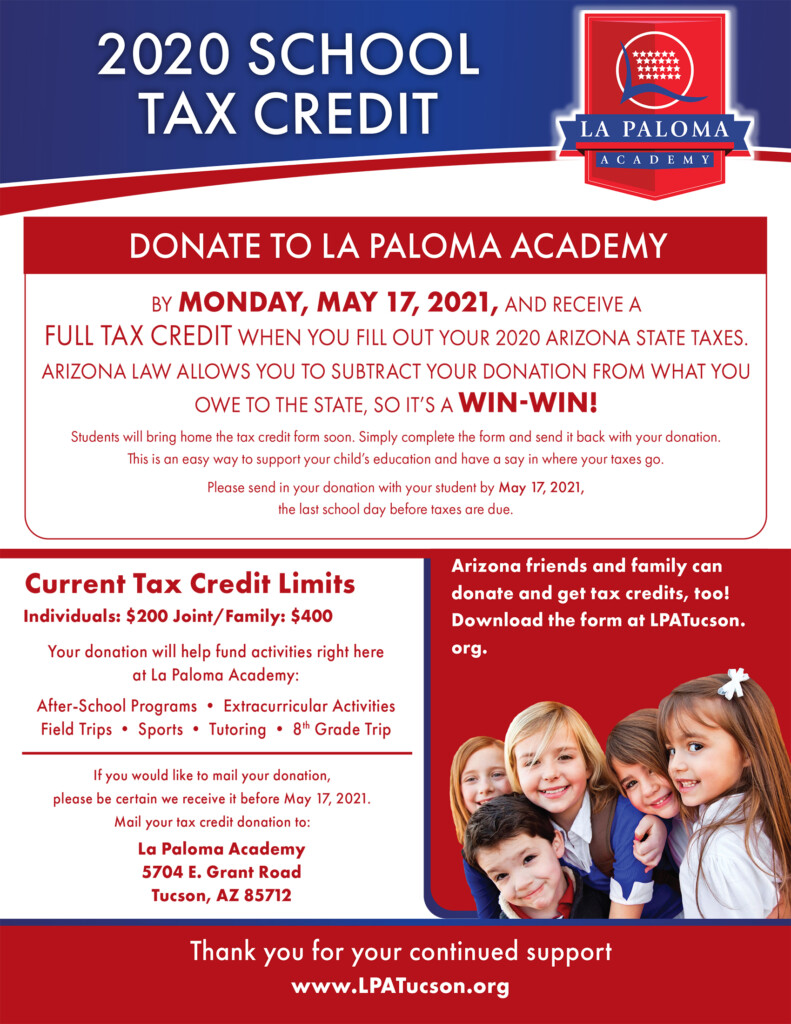 Tax Credit La Paloma Academy Lakeside Tucson Charter School