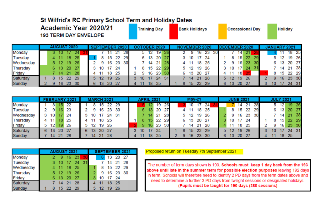 Term Dates 2022 2023 St Wilfrid s Catholic Primary School Gateshead