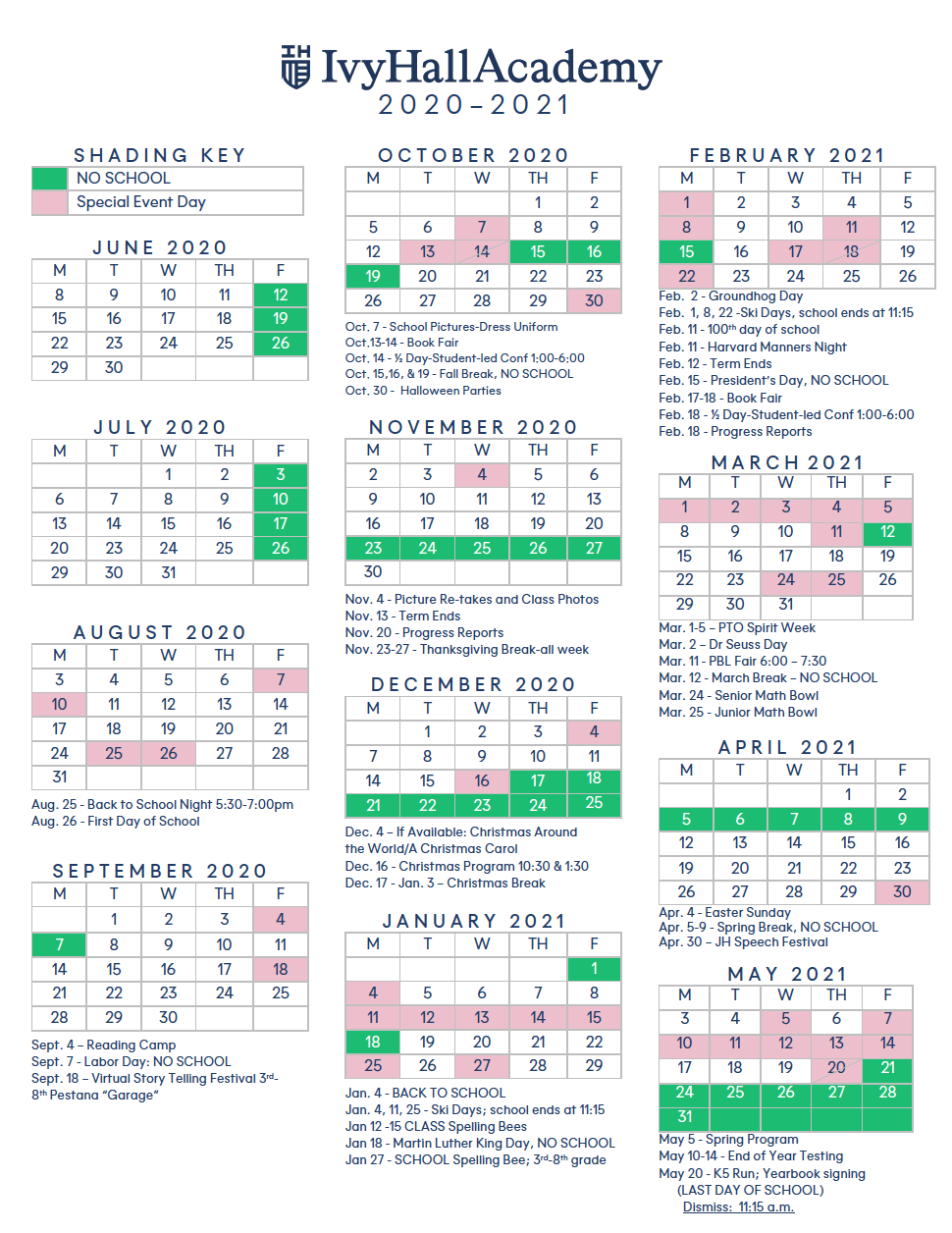2021 2022 School Calendar News And Announcements - Academiccalendars.net