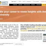 Vacancy In Amity University Noida 2022 2023 Courses Ind In