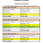 Admission Calendar Undergraduate Admissions Center Assumption