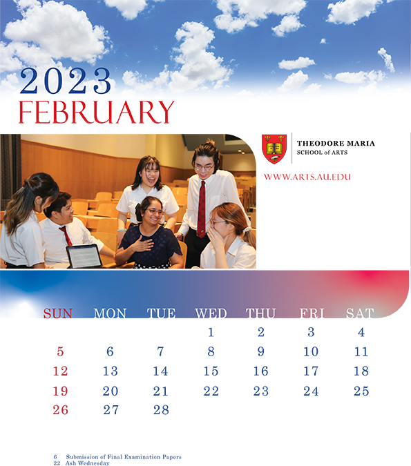 AU Calendar 2023 For The AU Community Assumption University Of Thailand