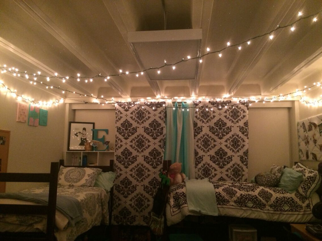 Christmas Lights In My Dorm In Gardner Hall At Abilene Christian 