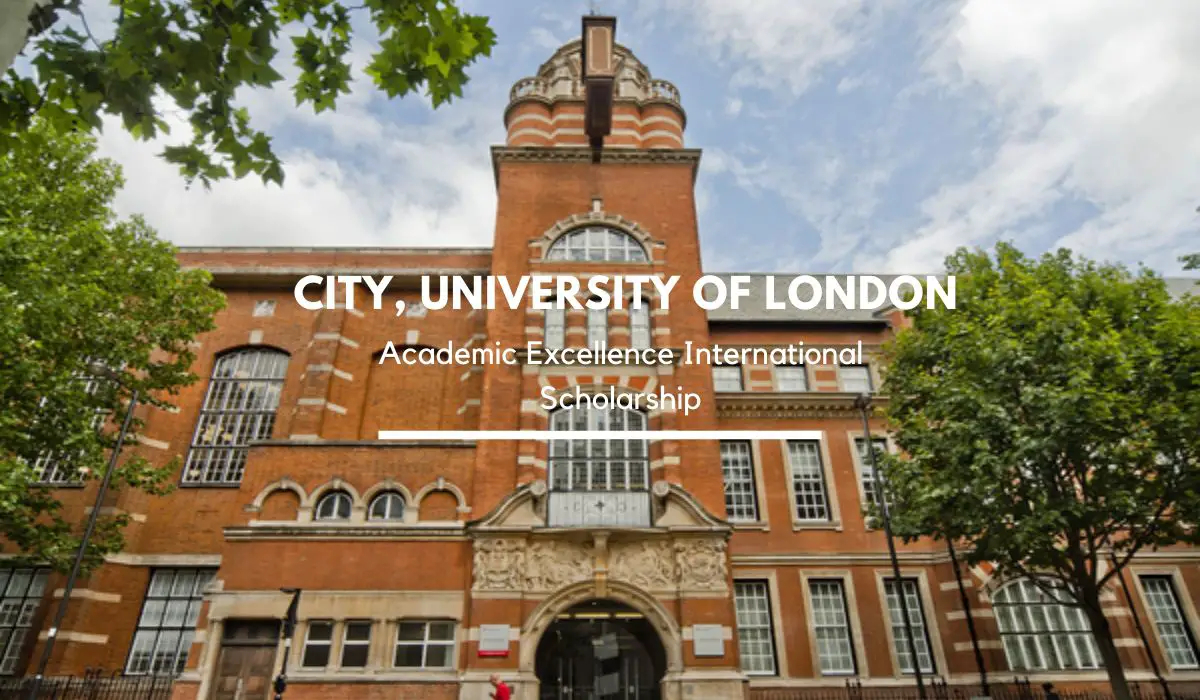 City University Of London Academic Excellence International Scholarship