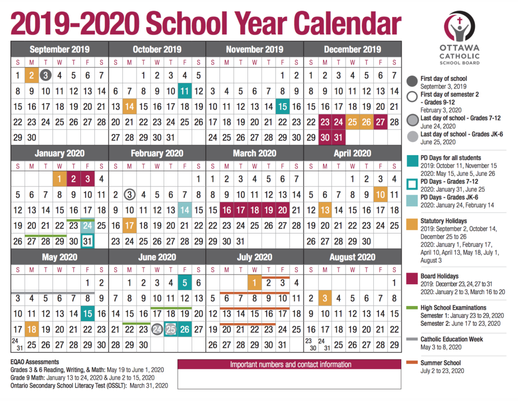 D youville College Academic Calendar 2020 Calendar Printables Free 