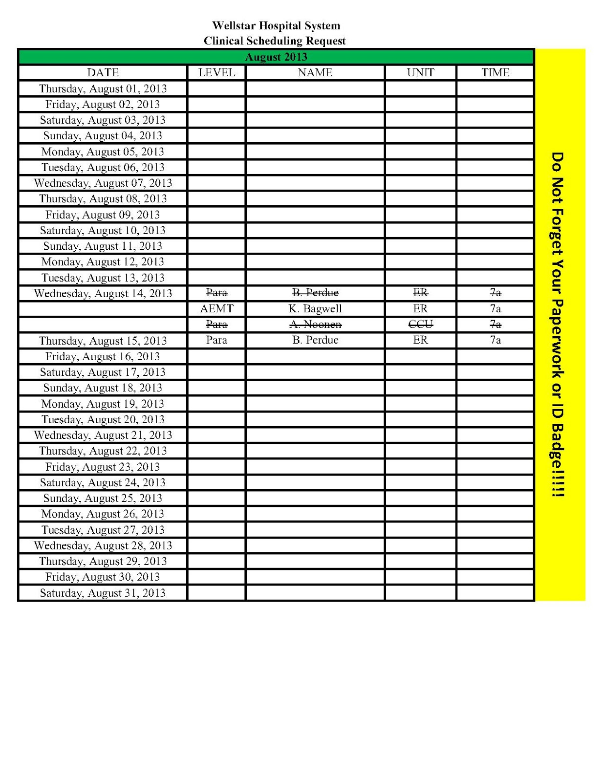 Fortis College Academic Calendar