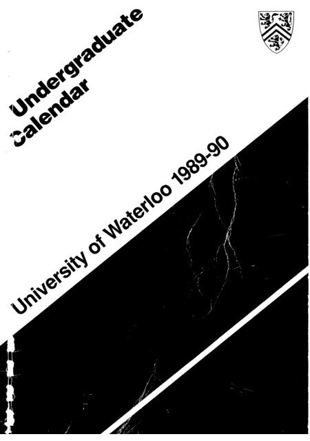 I 2 Undergraduate Calendar University Of Waterloo