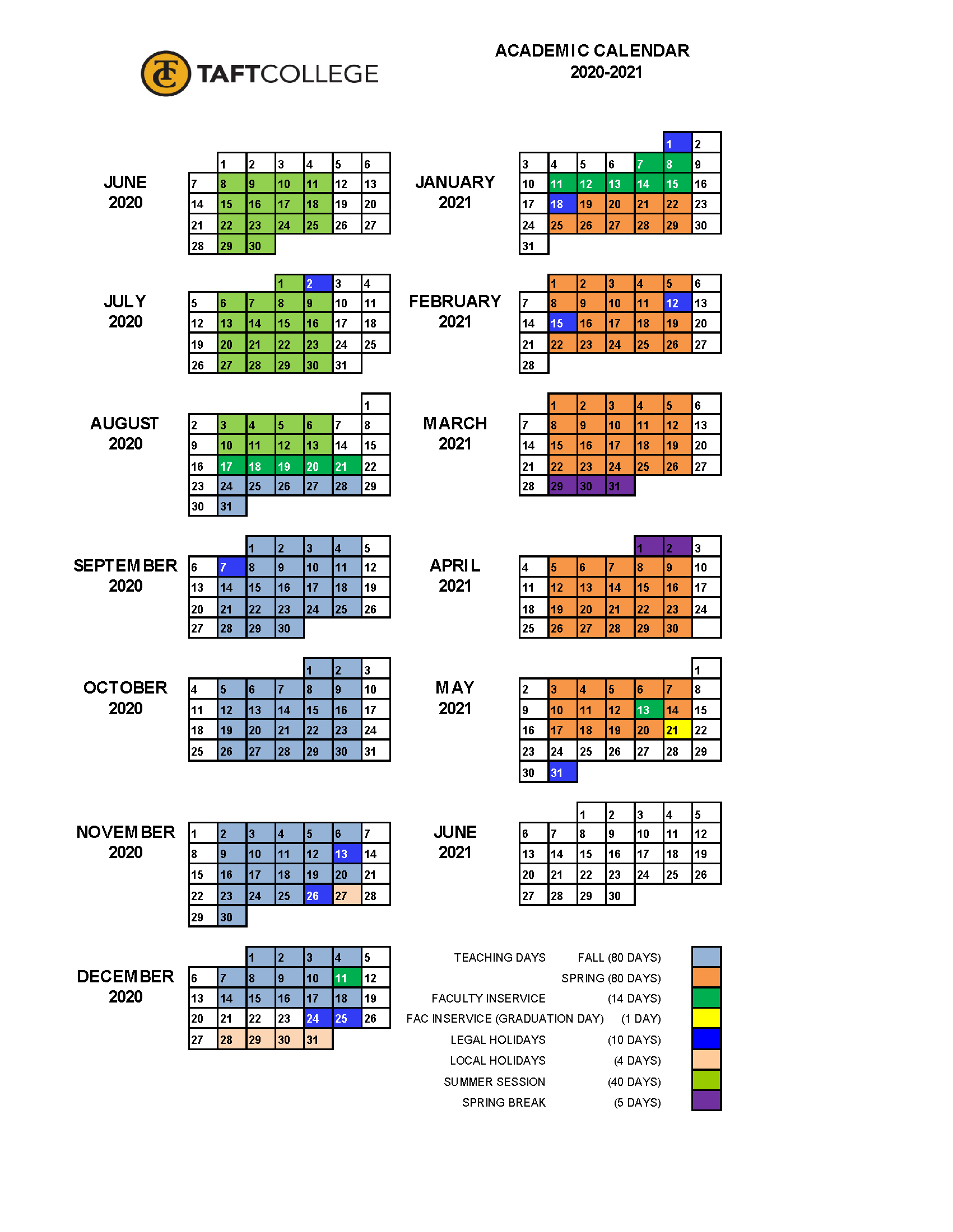 University Arizona Academic Calendar