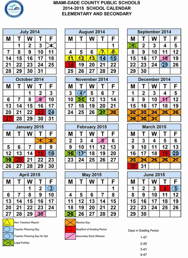 Miami Dade County Public Schools Calendar 2022 23 2022 