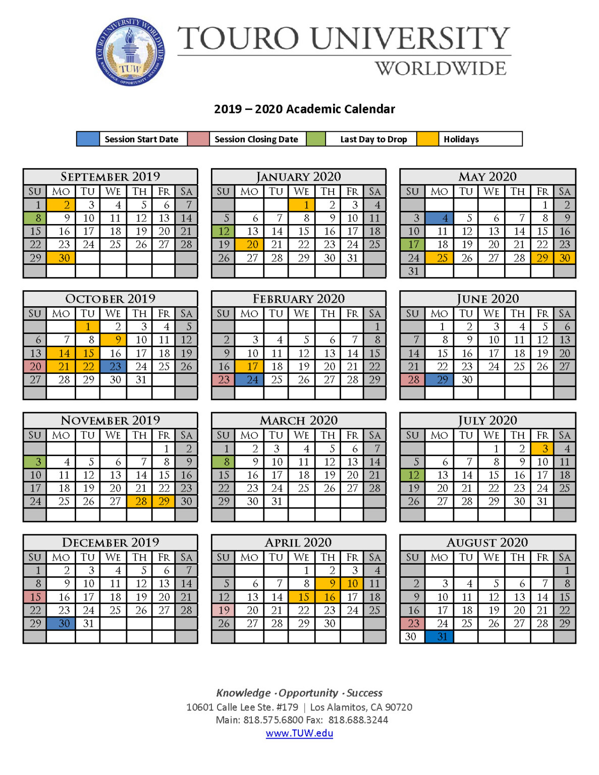 Miami University Academic Calendar 2023