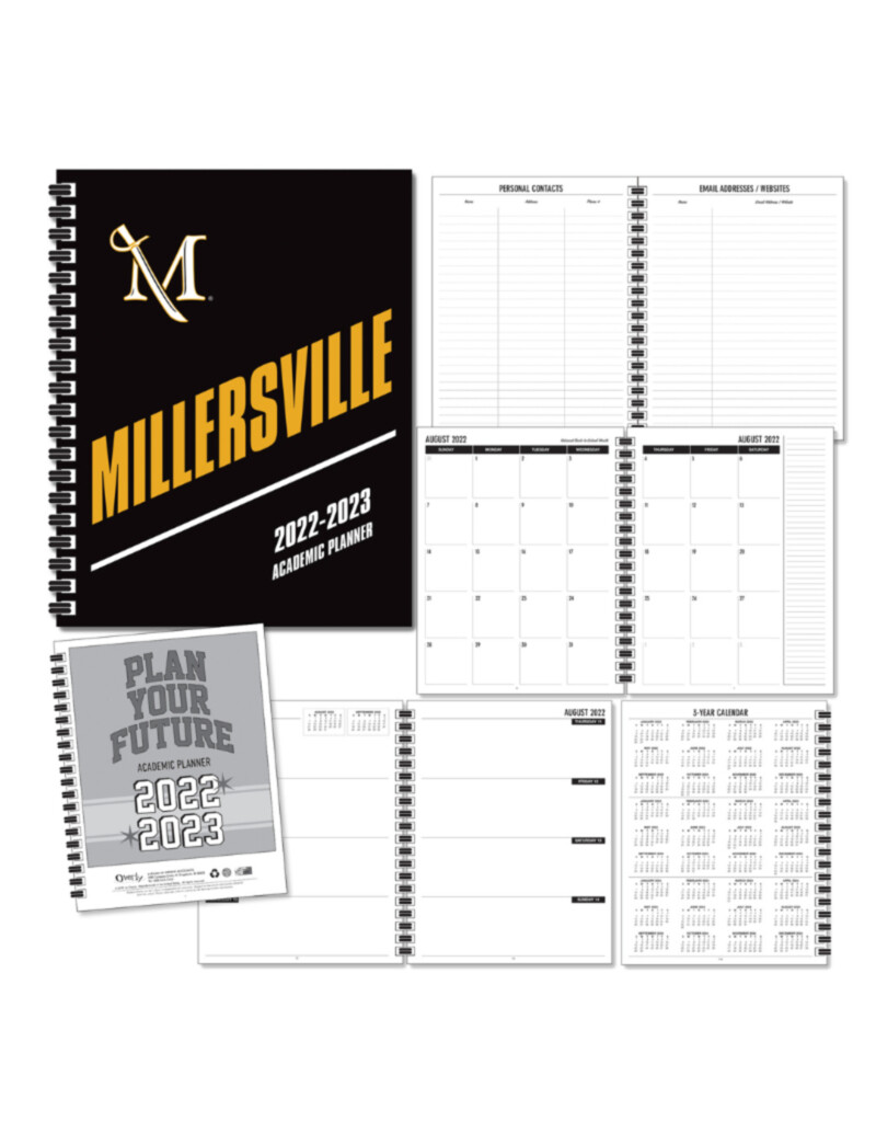 Millersville 2022 Academic Planner Millersville University Store