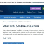 Penn State Academic Calendar September 2022 Keep Track Of The