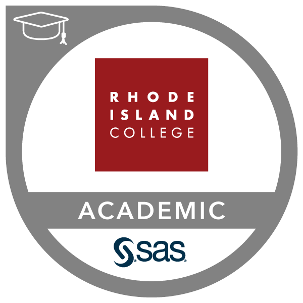 SAS Rhode Island College Tier 1 Academic Specialization In Data 