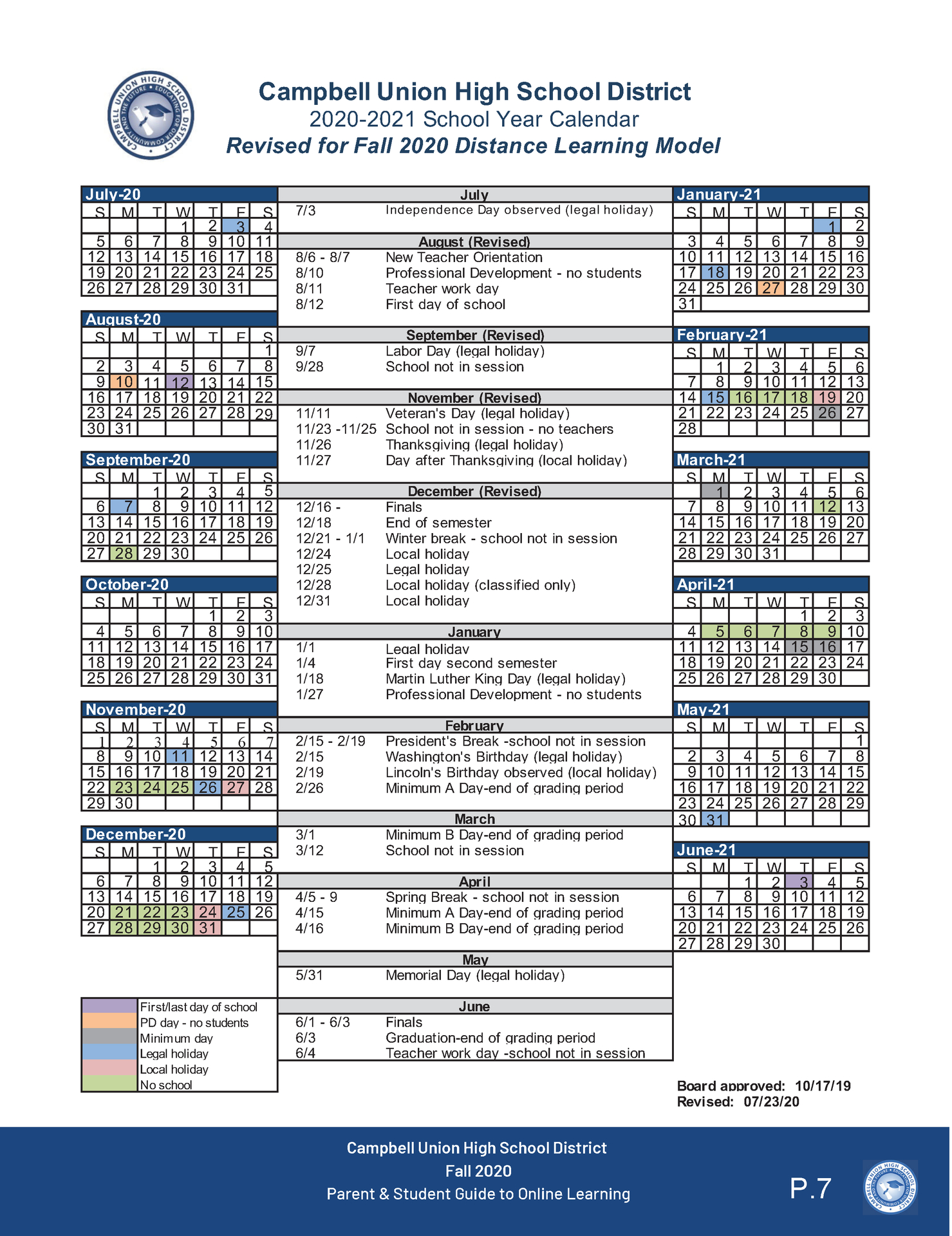 Academic Calendar Berkeley City College