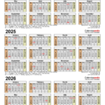 2024 2025 And 2026 Calendar A Comprehensive Overview Printable