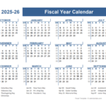 2025 2026 Fiscal Planner US Free Printable Templates