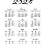 2025 Aesthetic Minimalist Calendar A Symphony Of Simplicity And Style