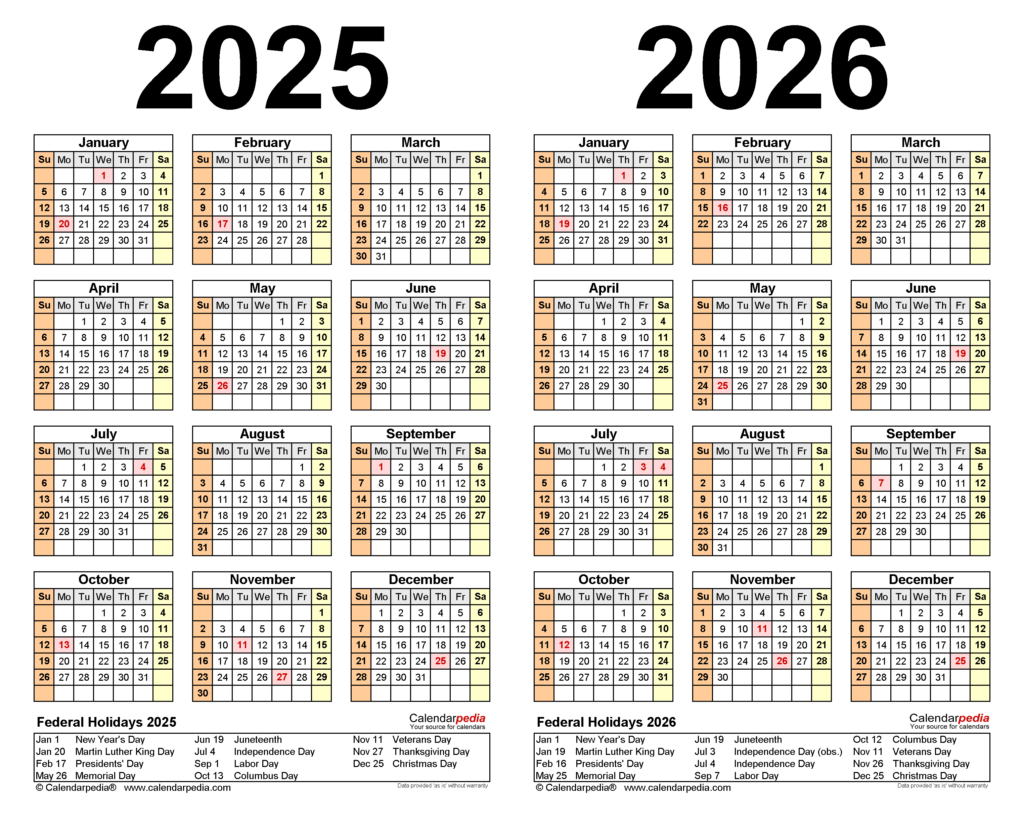 2025 And 2026 Calendars A Comprehensive Guide Calendar 2025 June 