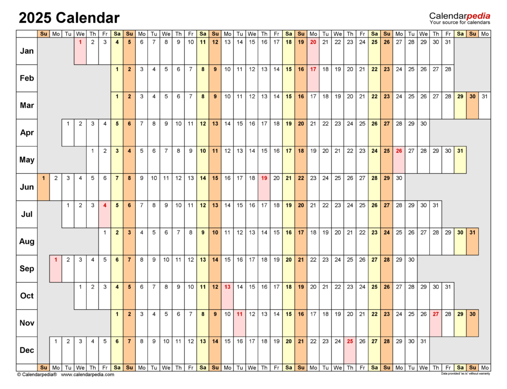 2025 Calendar In Excel Format A Comprehensive Guide To Creating A 