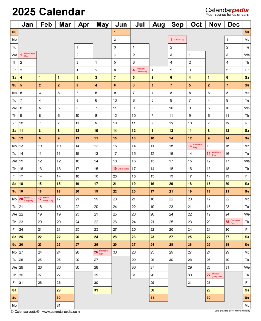 2025 Calendar In Excel Format A Comprehensive Guide To Creating A 