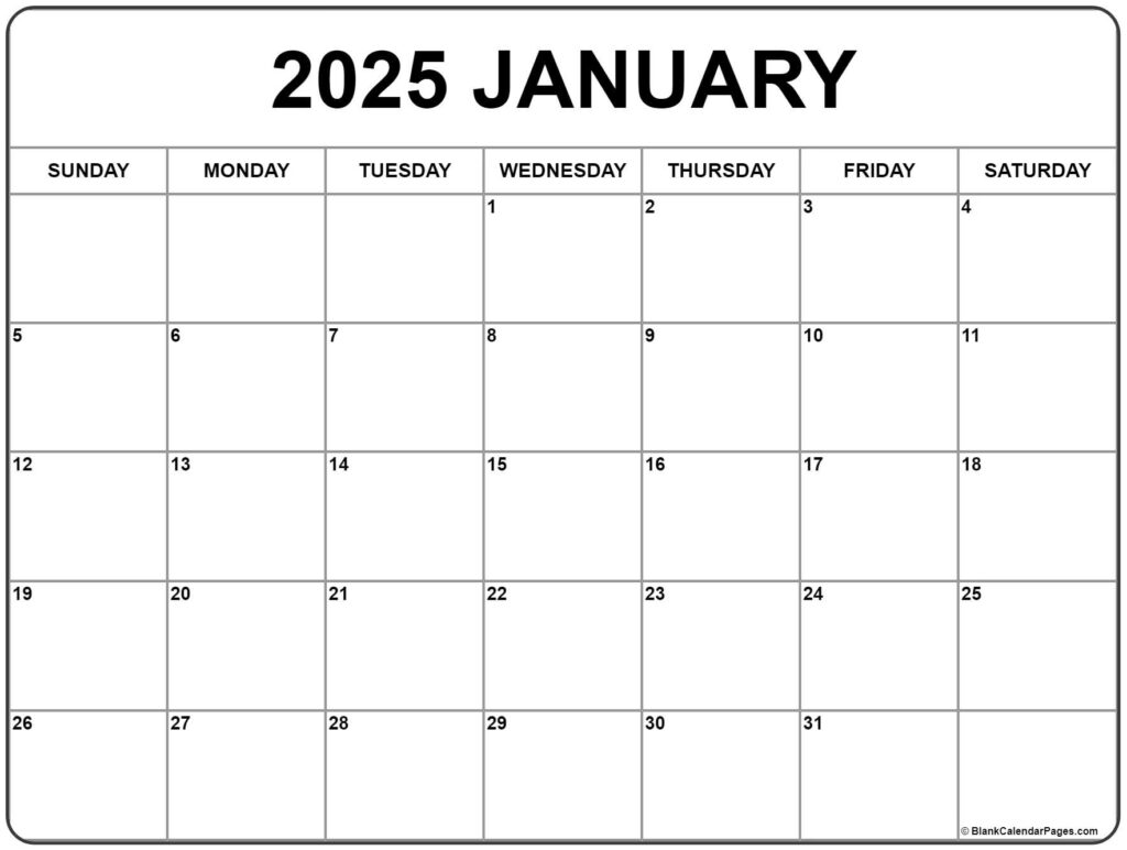 2025 Calendar Printable