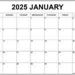 2025 Calendar Printable