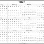 2025 Calendar Printable Customize And Print