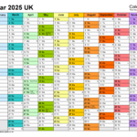 2025 Calendar UK Free Printable Plan Your Year With Ease Calendar