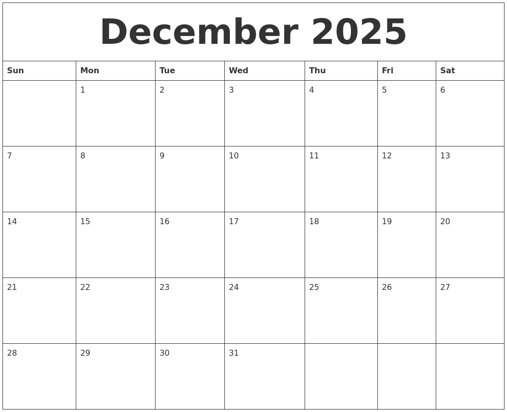 2025 December Calendar With Holidays List Usa Carla Cosette