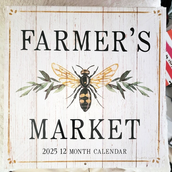 2025 Farmers Market Calendar Etsy