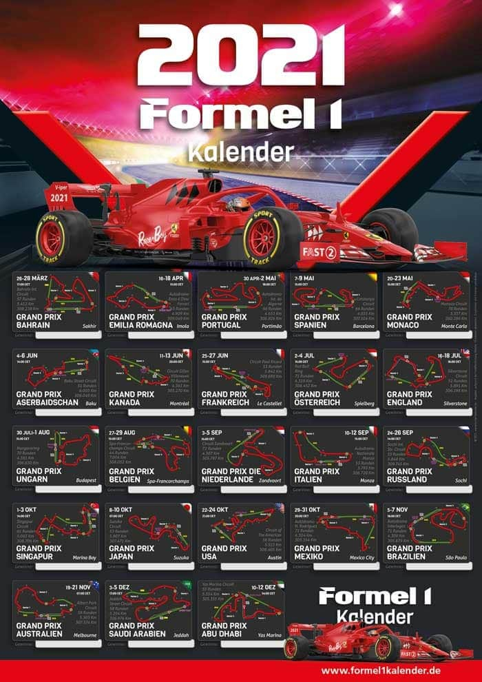 2025 Formula One Calendar A Glimpse Into The Future Of Motorsport