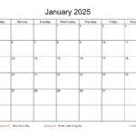 2025 Free Calendars To Print By Monthly Printable Calendar Inna Renata