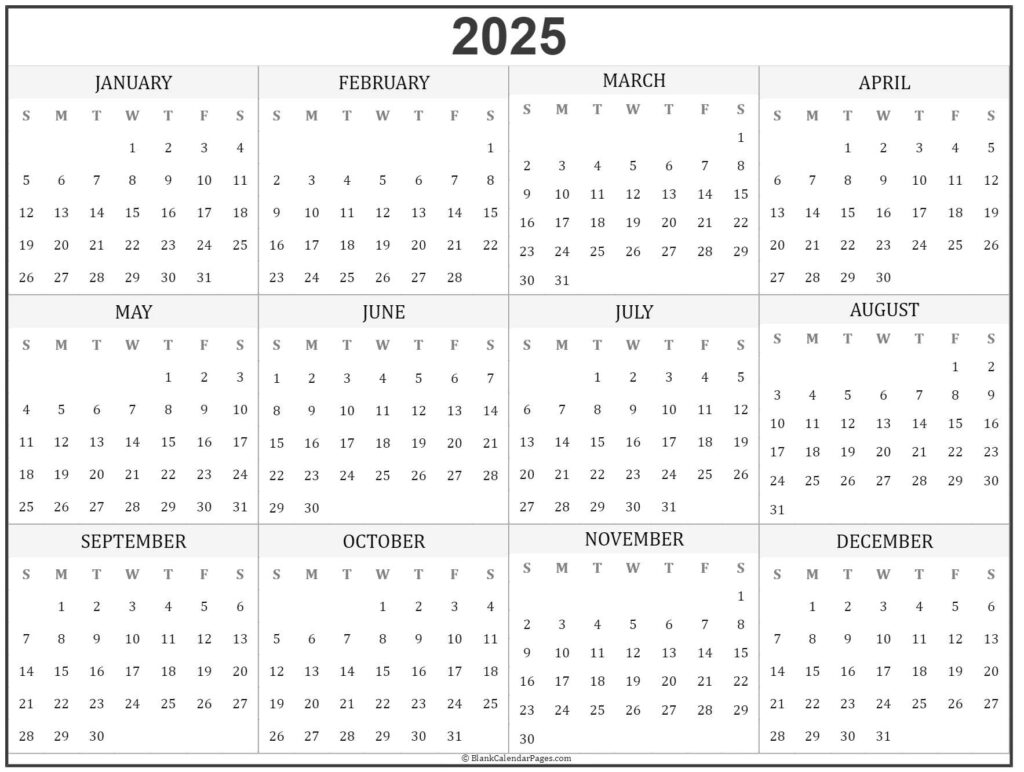 2025 Monthly View Calendar A Comprehensive Guide Calendar 2025 