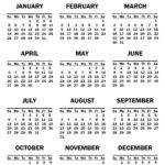 2025 Printable Calendar Your Comprehensive Guide To A Well Organized