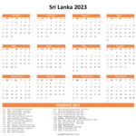 2025 Sri Lankan Calendar With Holidays Calendar January 2025 Printable