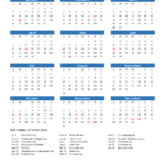 2025 Us Federal Holiday Calendar Printable Megan Sibylle